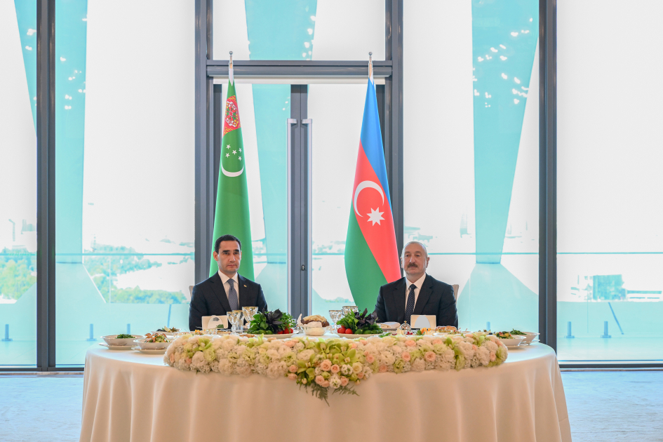 İlham Əliyevin adından Berdiməhəmmədova&nbsp;dövlət ziyafəti verilib