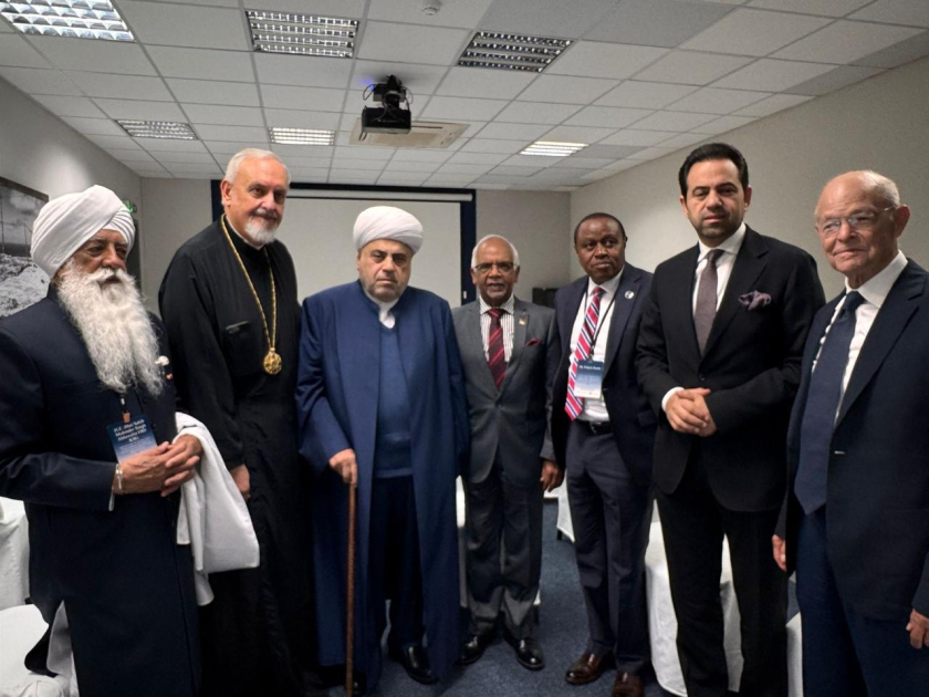 Allahşükür Paşazadə Mavriki Prezidenti ilə görüşüb - FOTO