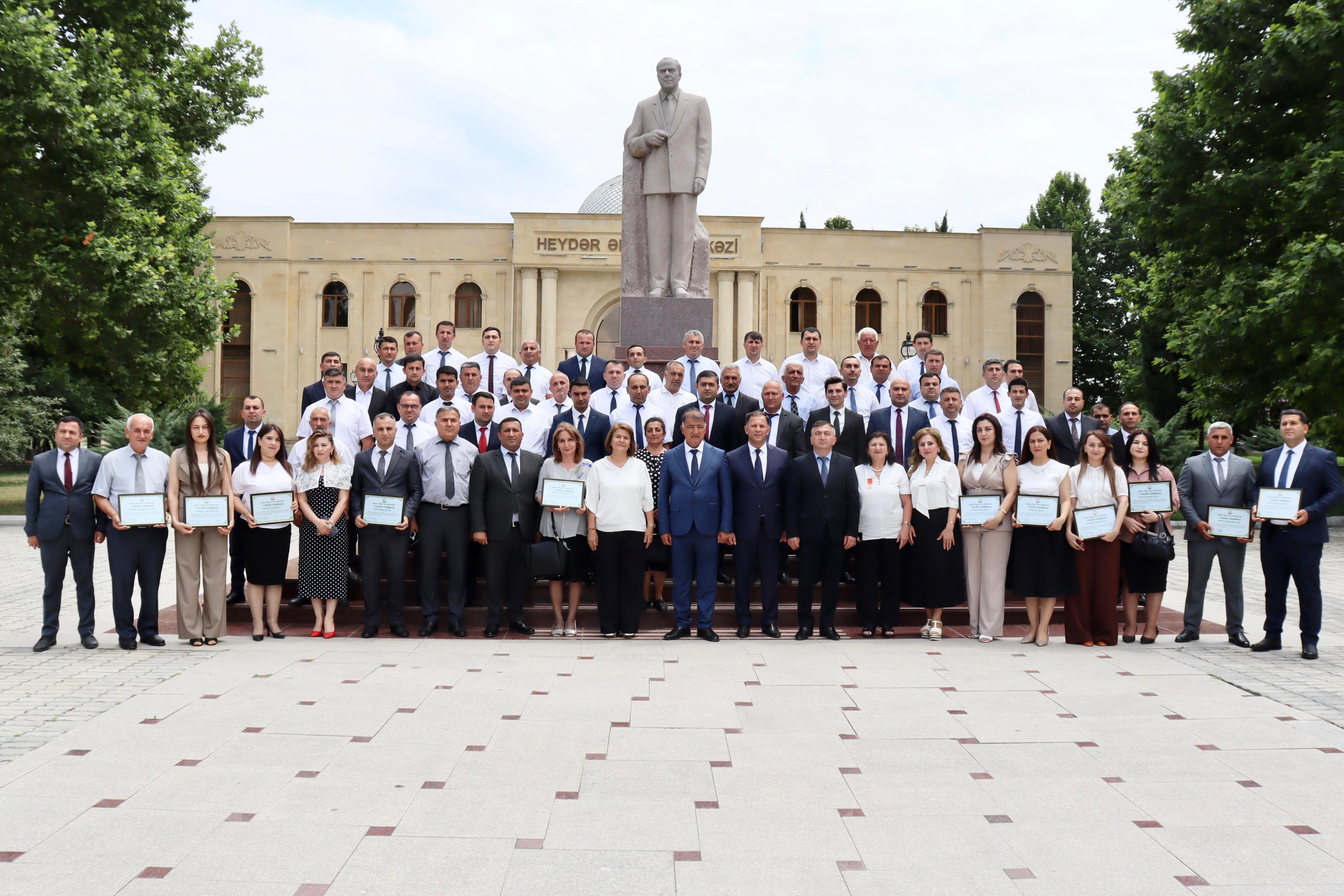 Samuxda Dövlət Qulluqçularının Peşə Bayramı qeyd olunub