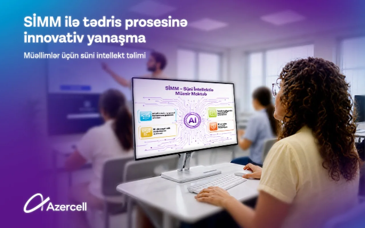 "Azercell"in dəstəyi ilə müəllimlər üçün süni intellekt təlimlərinə start verilir