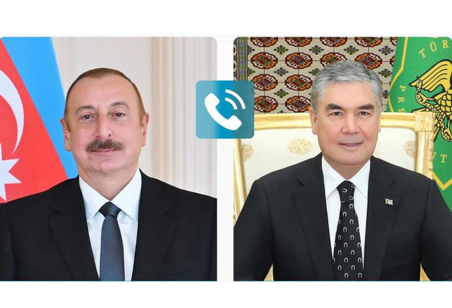 İlham Əliyevlə Qurbanqulu Berdiməhəmmədov telefon danışığı apardı