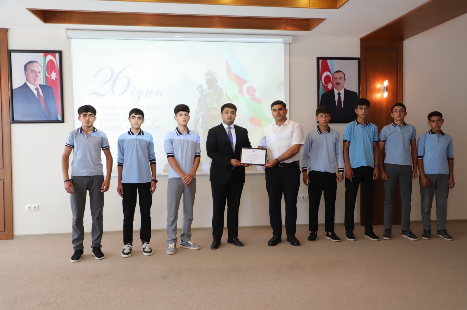 Neftçalada Silahlı Qüvvələr Günü ilə bağlı tədbir keçirilib