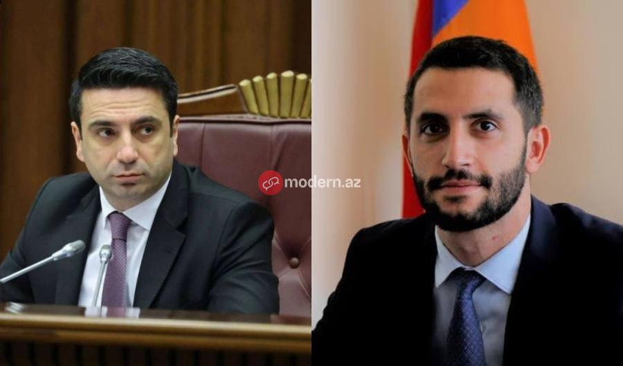 Ermənistan parlamentinin sabiq sədri varisini təbrik etdi