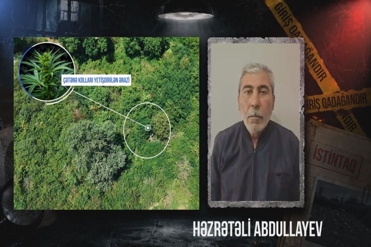 Çayın kənarında çətənə becərirdi:&nbsp;TUTULDU