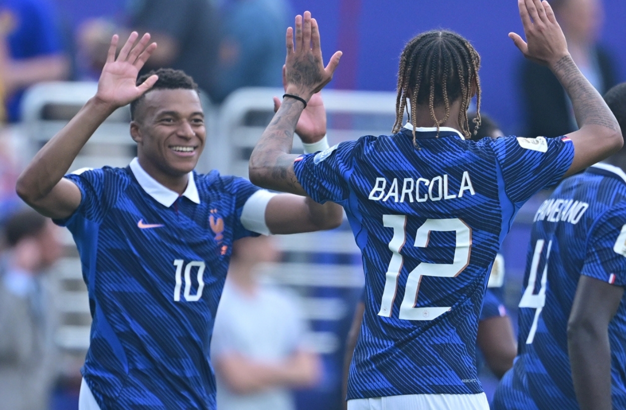 Interesting fact about the French national team: scored at least 3 goals against everyone