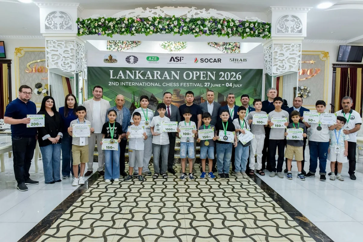 &nbsp;"Lankaran Open 2026" Beynəlxalq Şahmat Festivalı&nbsp;yekunlaşdı