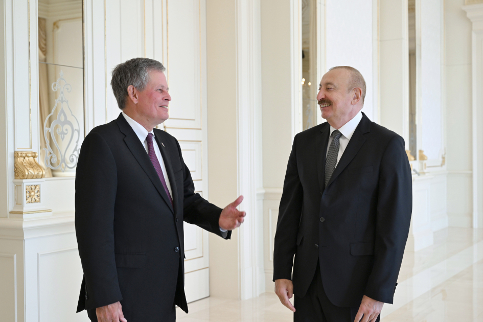 İlham Əliyev ABŞ Senatının Xarici Əlaqələr Komitəsinin üzvünü qəbul edib&nbsp;