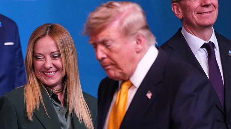 NATO sammitində gərginlik: Meloni Trampı saymadı - FOTOLAR