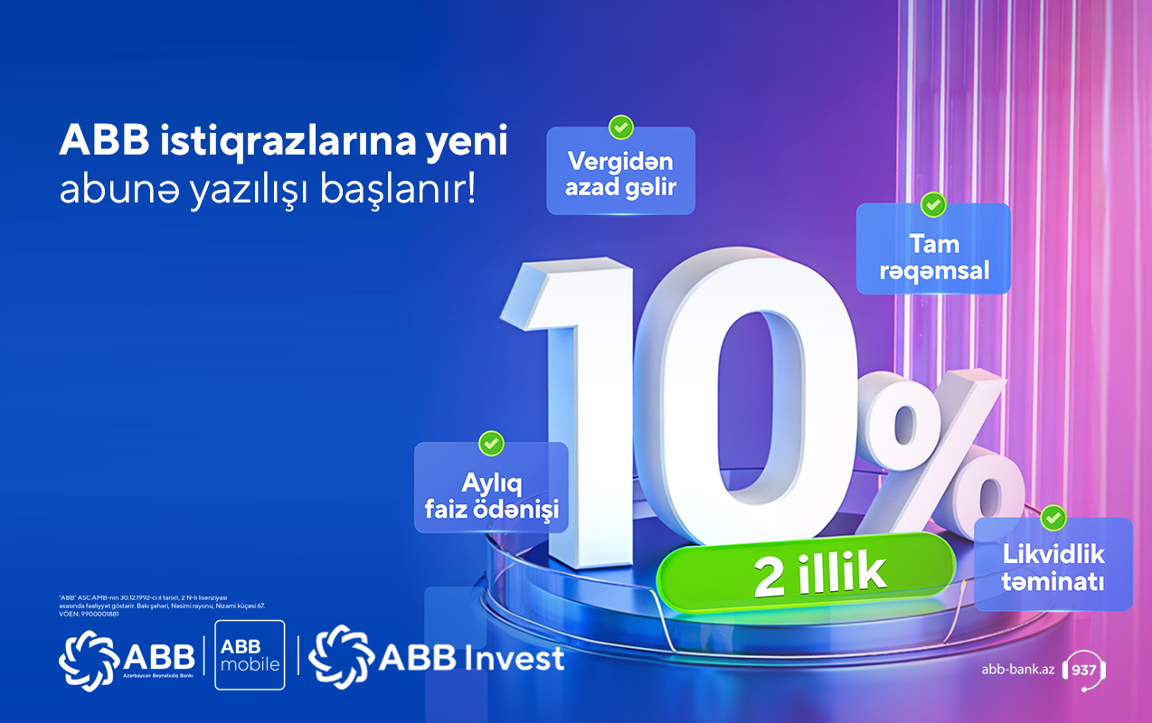 ABB istiqraz emissiyasının növbəti&nbsp;mərhələsinə start verir