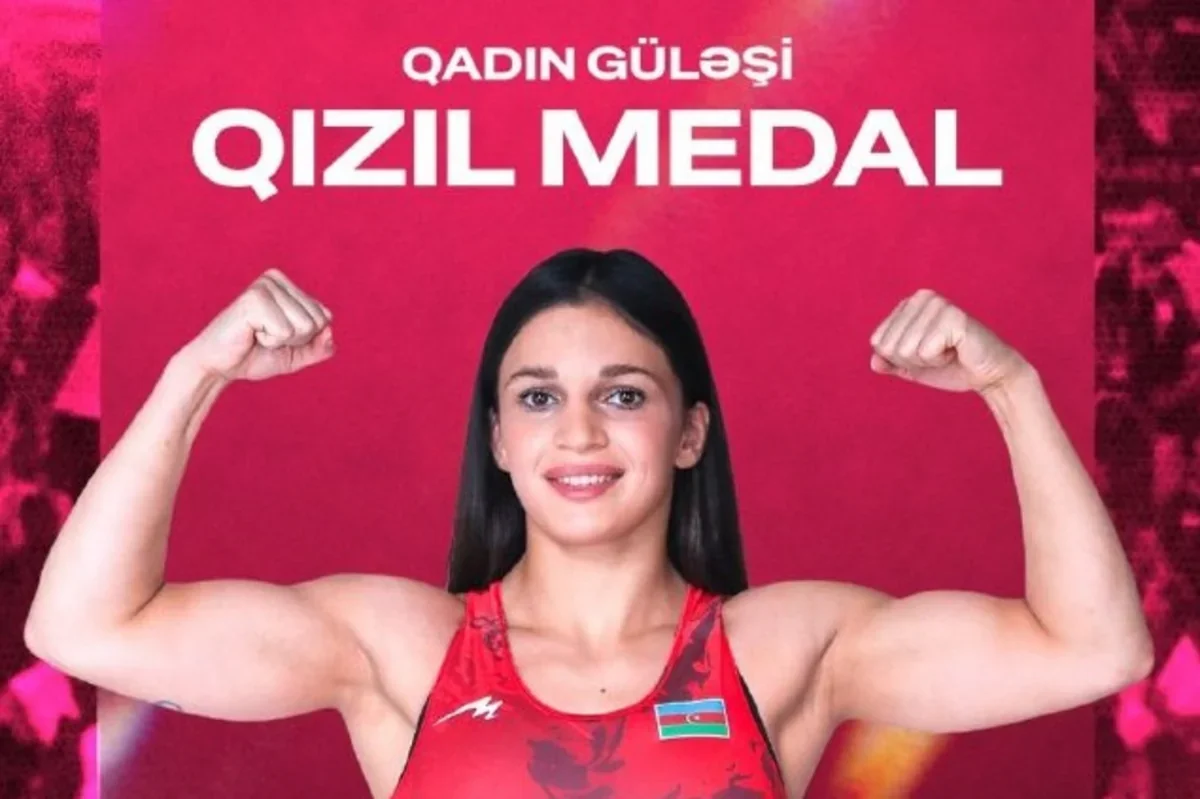 Qadın güləşçimiz Avropa çempionu oldu