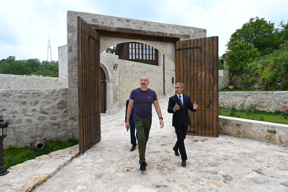 Prezident &ldquo;Yasəmən&rdquo; hotelinin yeni korpusları ilə tanış oldu
