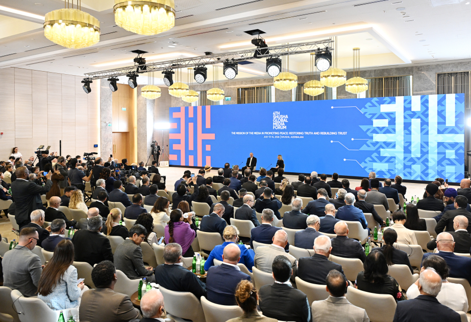 İlham Əliyev Şuşa Qlobal Media Forumunun keçirilməsinin məqsədindən danışdı