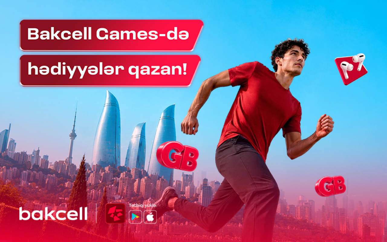 "Bakcell" tətbiqində AirPods və hər gün&nbsp;1 GB internet qazan