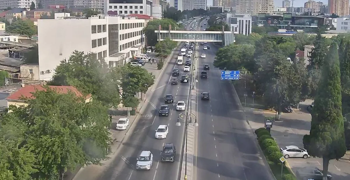 Bakıda 5 əsas yolda sıxlıq var
