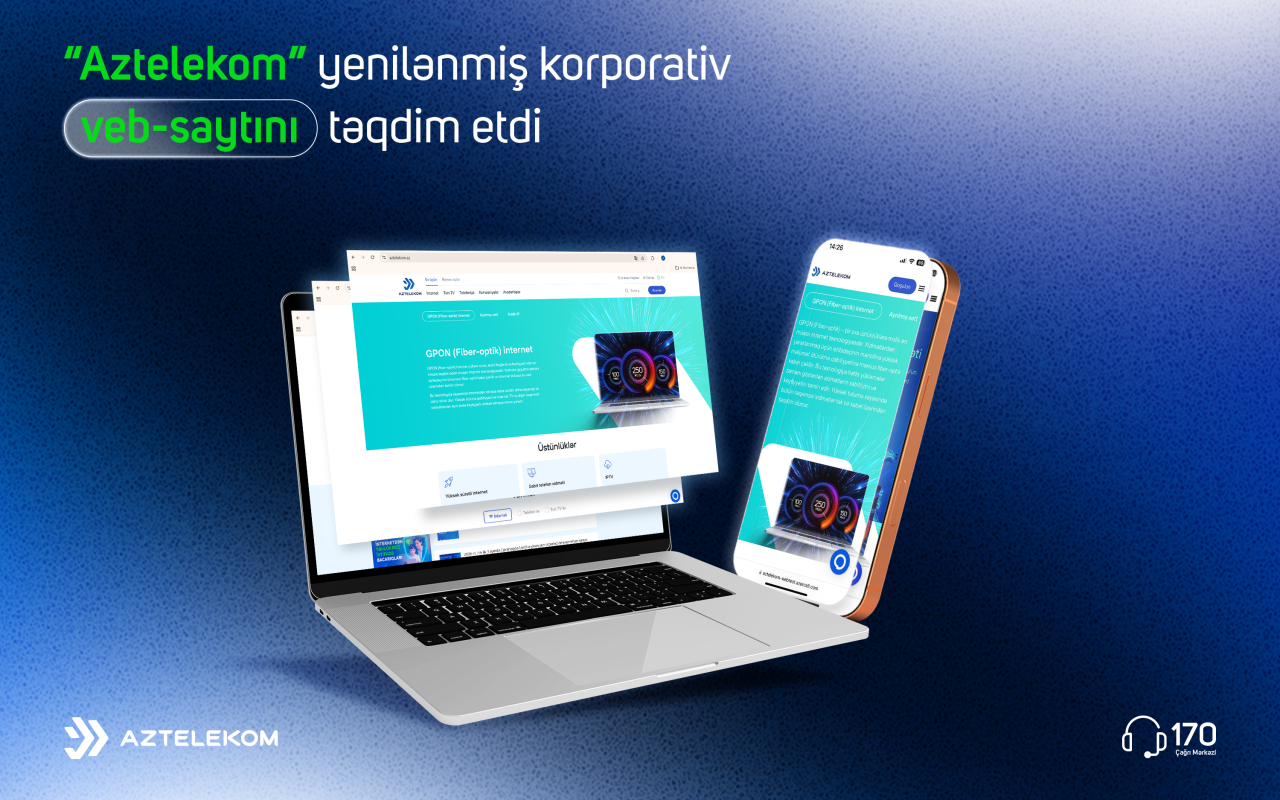 &ldquo;Aztelekom&rdquo; yenilənmiş korporativ&nbsp;veb-saytını təqdim etdi