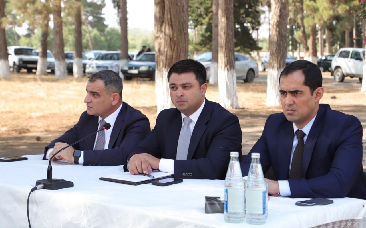 Neftçalanın icra başçısı səyyar görüş keçirdi&nbsp;-&nbsp;FOTOLAR