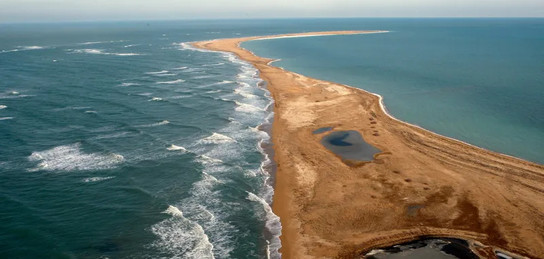 Area of the Caspian Sea shrinks by 7% - shallowing accelerates