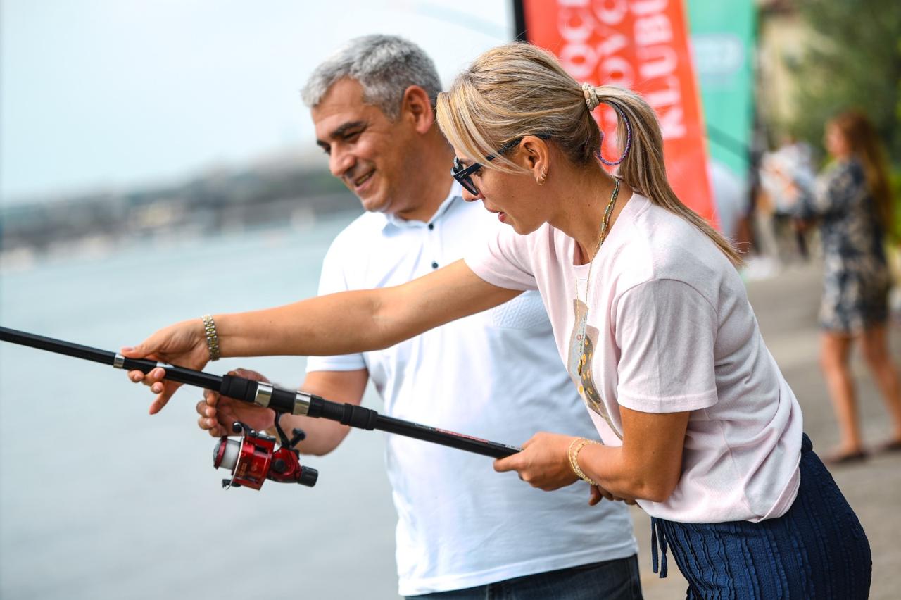 İdman federasiyaları arasında balıq ovu festivalı keçirildi - FOTOLAR