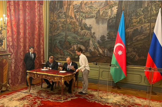 Ceyhun Bayramovla Lavrov arasında&nbsp;Plan imzalandı
