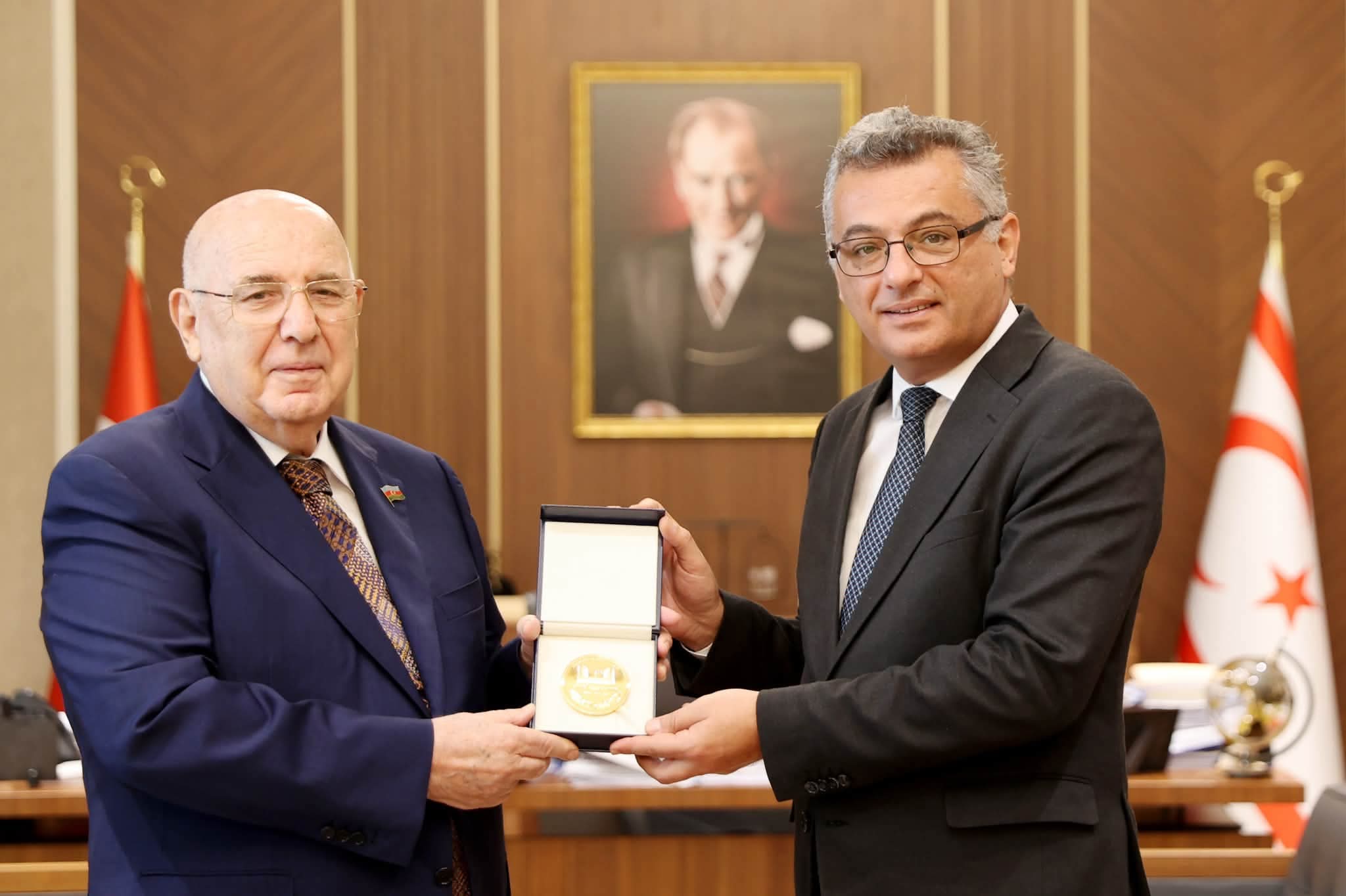 Deputatlarımız Şimali Kiprdə rəsmi görüşlərdə - FOTO
