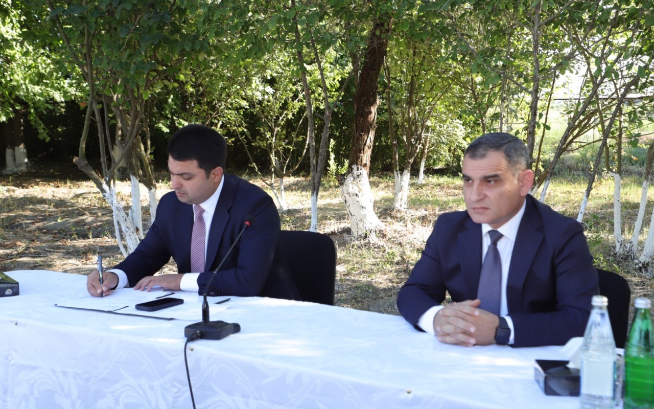 Neftçalanın icra başçısı səyyar görüş keçirib -&nbsp;FOTOLAR