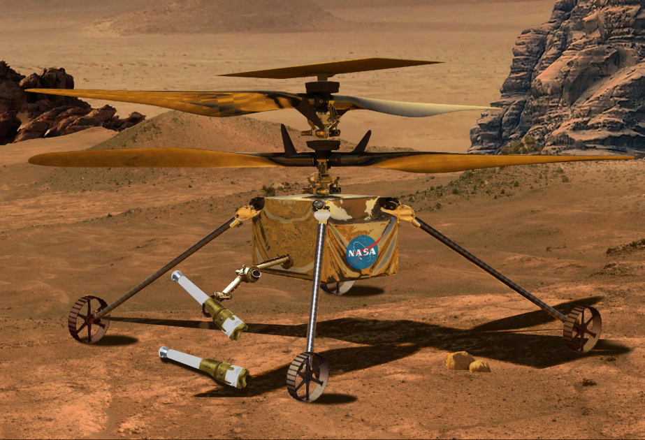 NASA Marsa robot-helikopter göndərir
