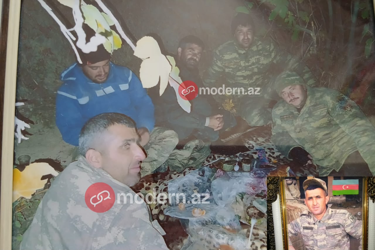 Xanımı ilə sağollaşandan iki saat sonra şəhid oldu&nbsp;-&nbsp;Rəfail İşiyevin son FOTOSU