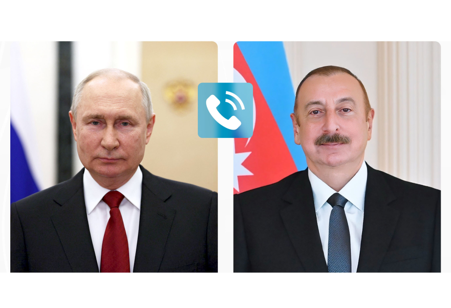 Putin İlham Əliyevlə MÜZAKİRƏ APARDI