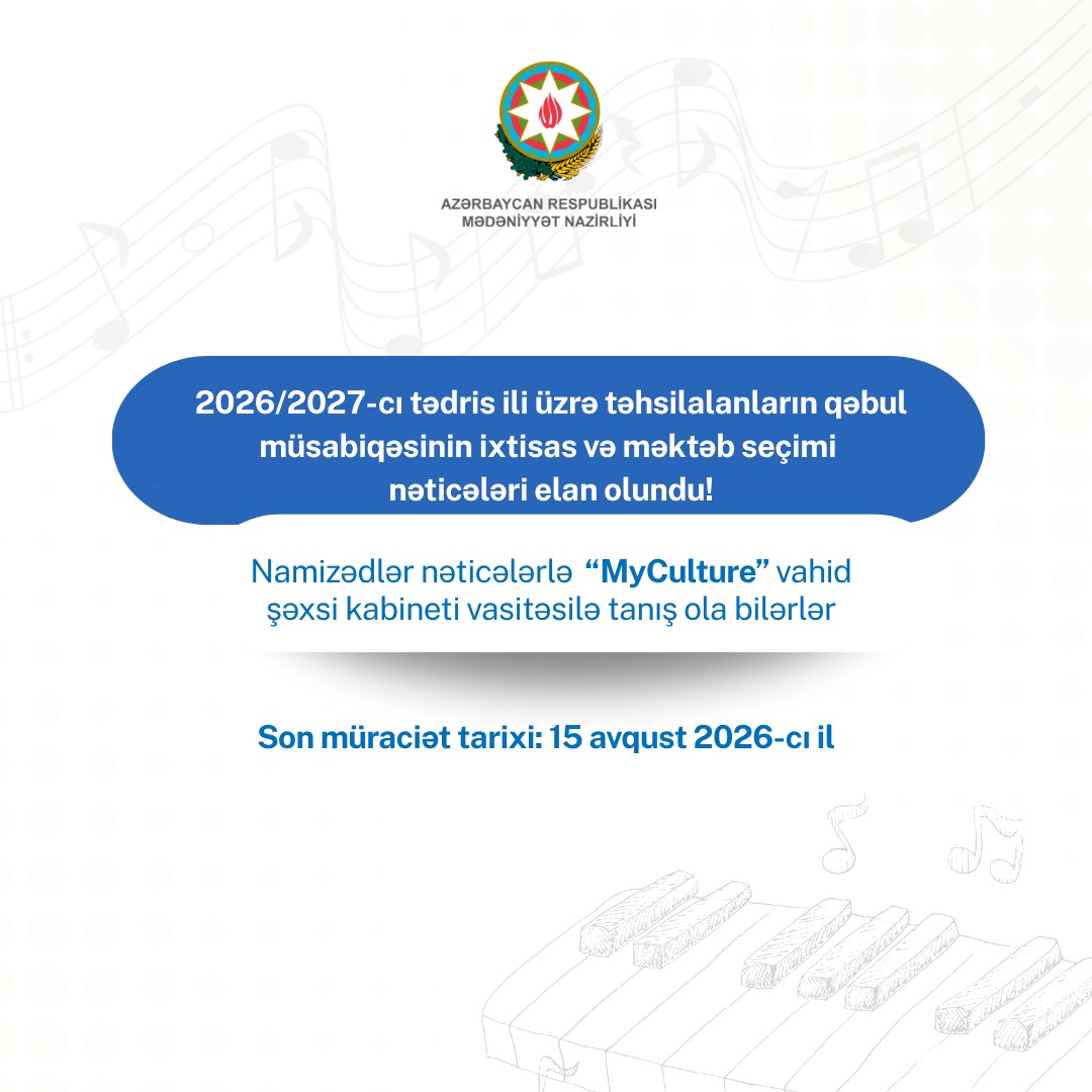 İxtisas və məktəb seçimi nəticələri elan olunub
