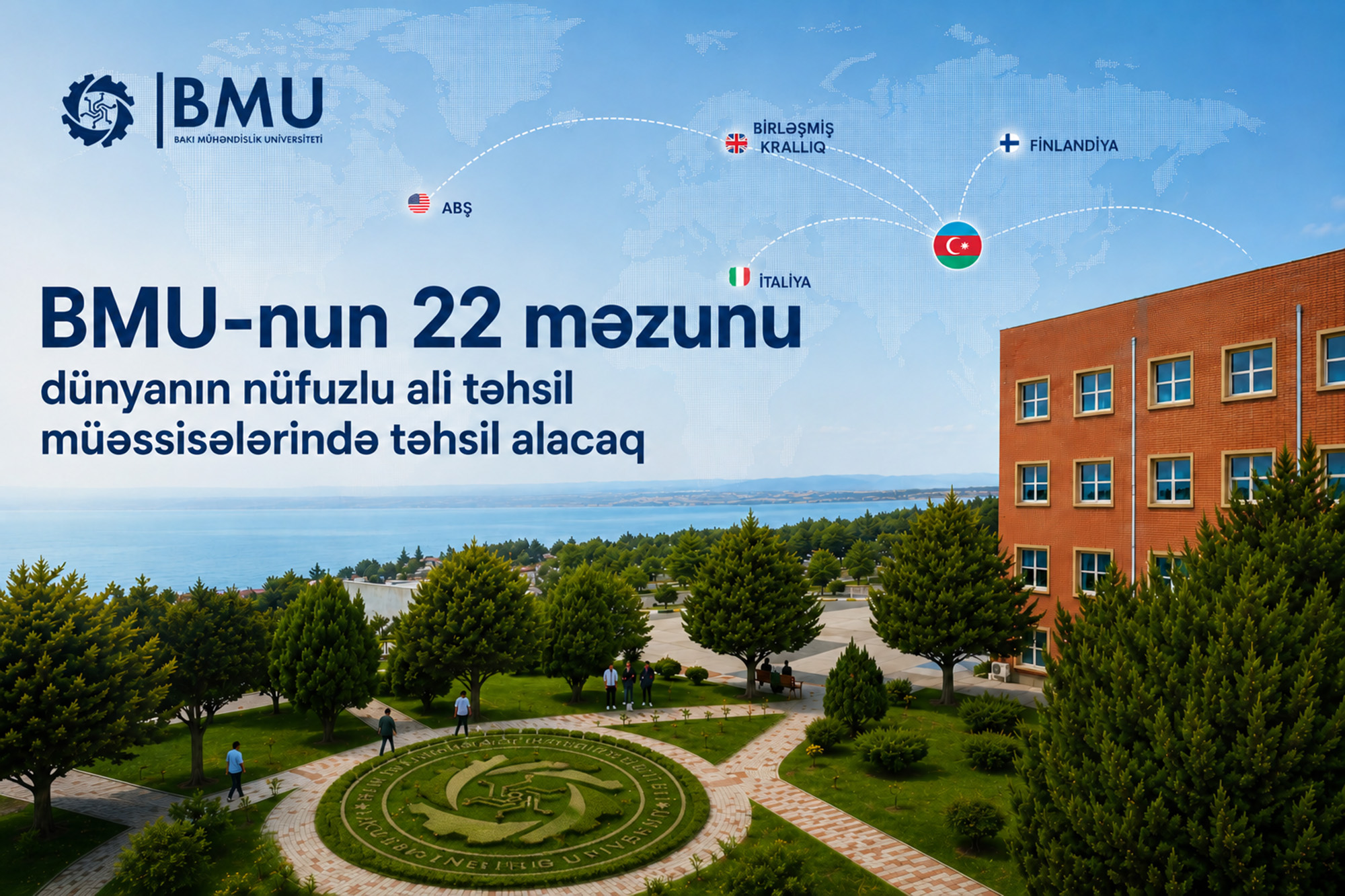 BMU-nun 22 məzunu dünyanın nüfuzlu ali təhsil müəssisələrində