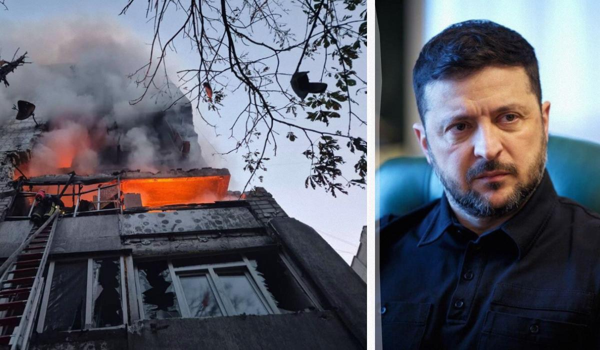 Rusiyanın gecə hücumunda 8 nəfər həlak olub, çoxlu yaralı var -&nbsp;Zelenski