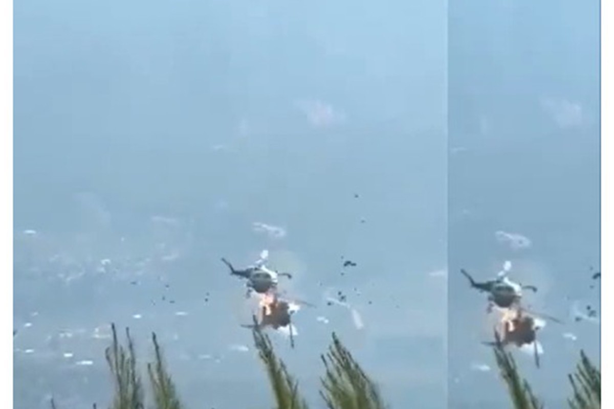 Yunanıstanda helikopterlər toqquşdu