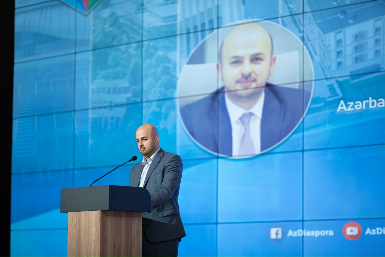 Vahid Hacıyev Diaspor Gənclərinin VII Yay Düşərgəsinin açılışında çıxış edib