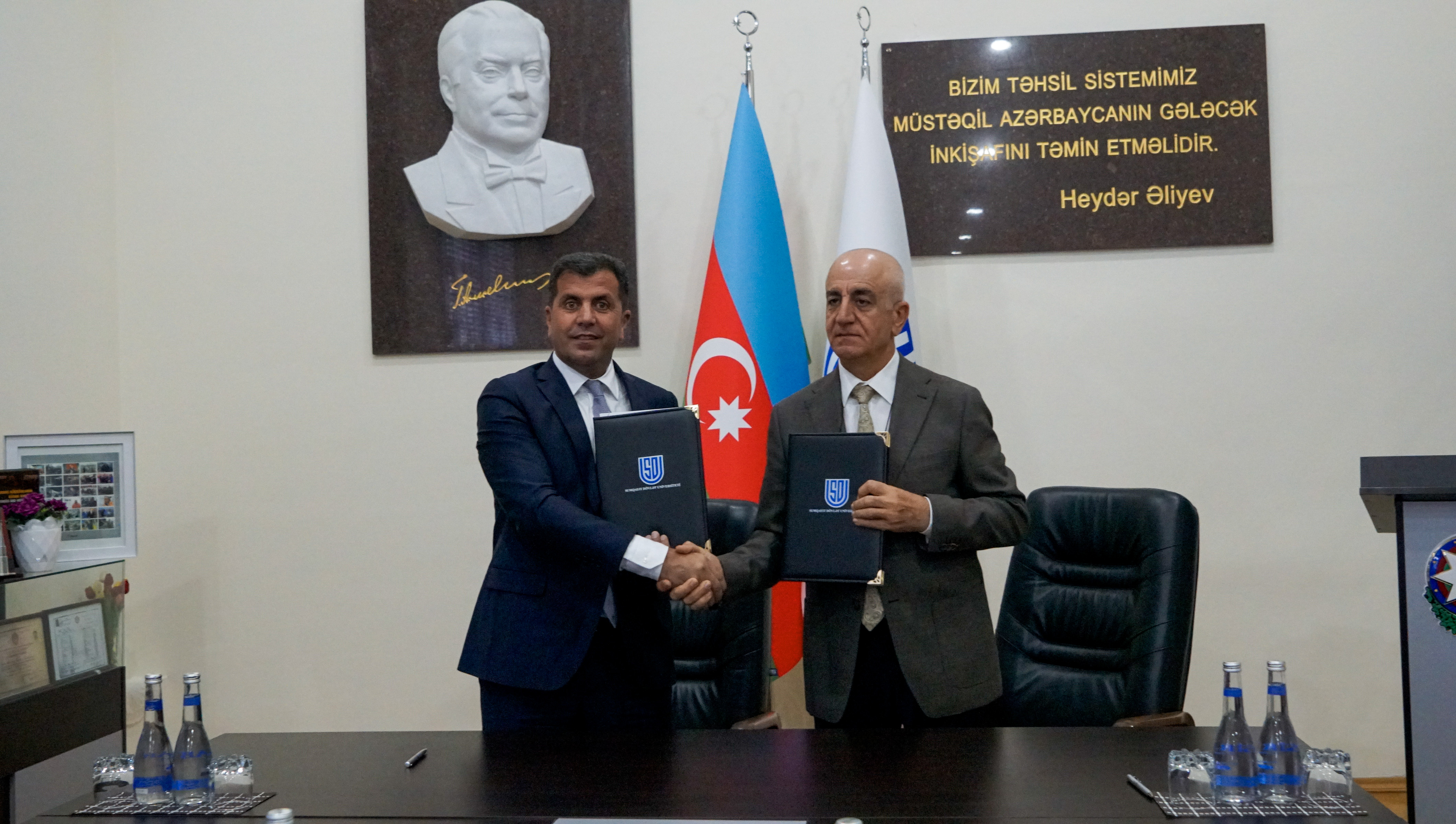 Sumqayıt Dövlət Universitetilə "AzEdu" arasında müqavilə imzalandı - FOTO