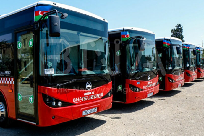 "Nizami" və "28 May" metrostansiyaları arasında əlavə avtobuslar ödənişli olacaq