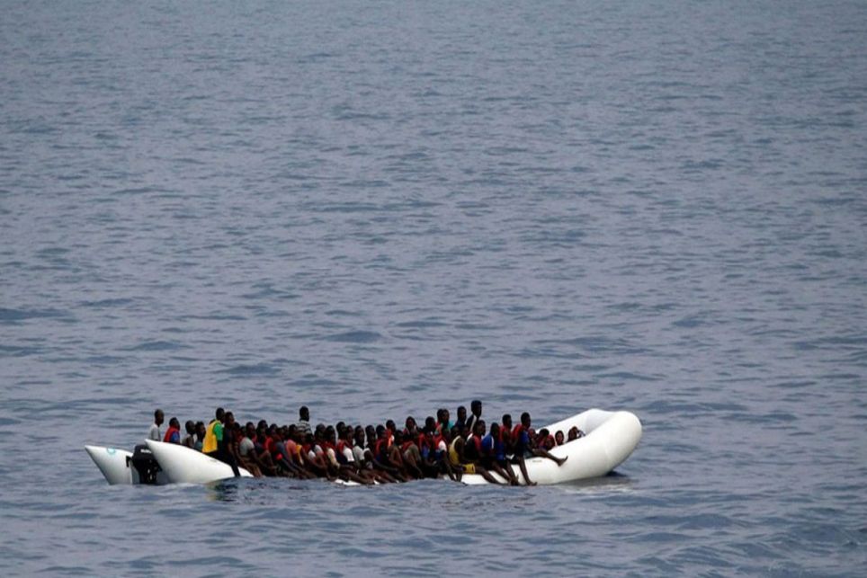 Migrant boat burns in France
