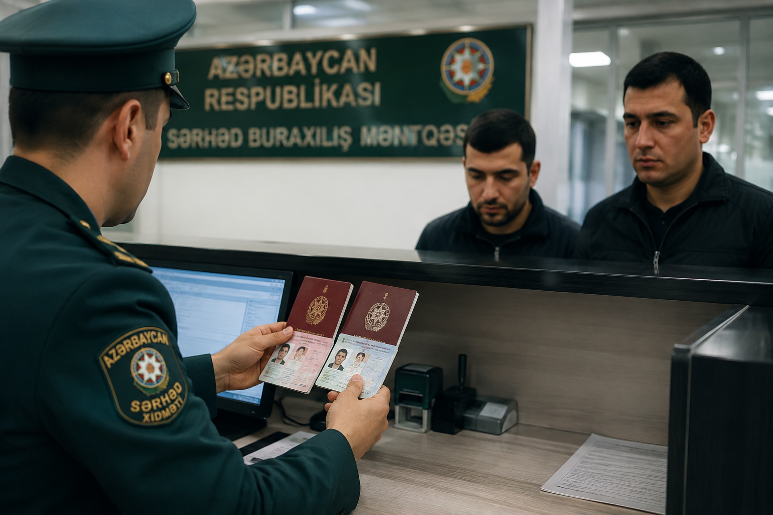 Başqalarının sənədləri ilə sərhədi keçmək istədilər