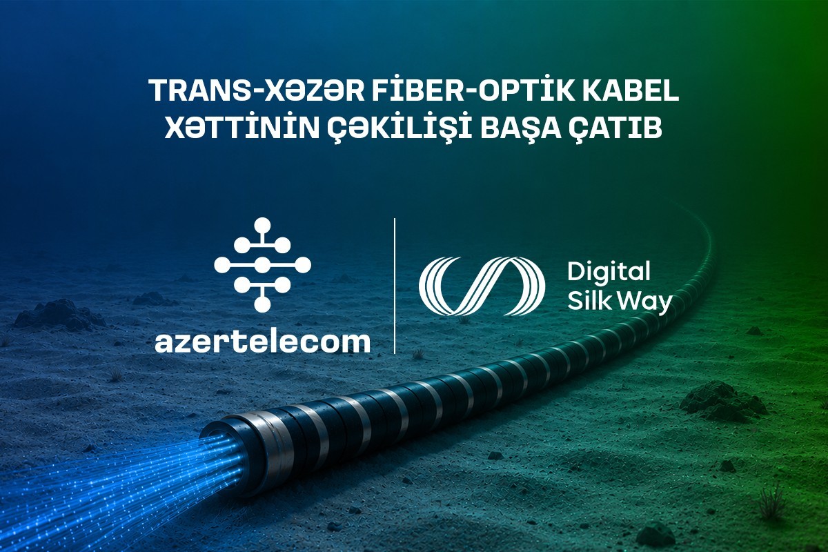 Xəzərin dibi ilə Trans-Xəzər Fiber-Optik Kabel Xətti&nbsp;çəkildi