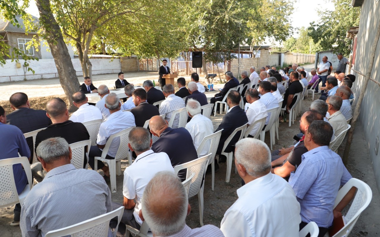 Neftçalanın icra başçısı səyyar görüş keçirib - FOTOLAR&nbsp;