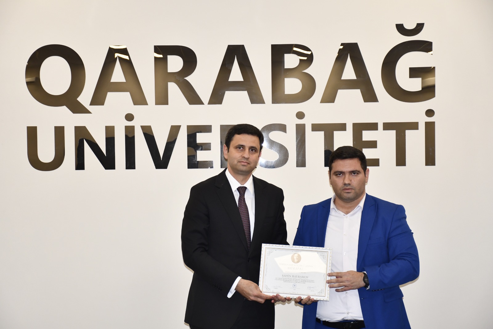 &ldquo;Firidun bəy Köçərli&rdquo; mükafatı Qarabağ Universitetinin rəhbərliyinə təqdim edildi