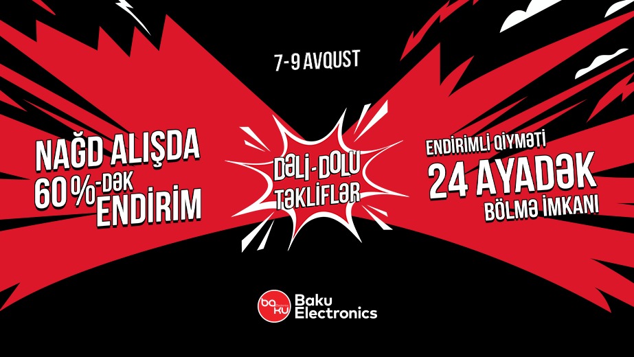 Baku Electronics-də Sizin Adamın Dəli-Dolu Təklifləri&nbsp;başlayır - VİDEO