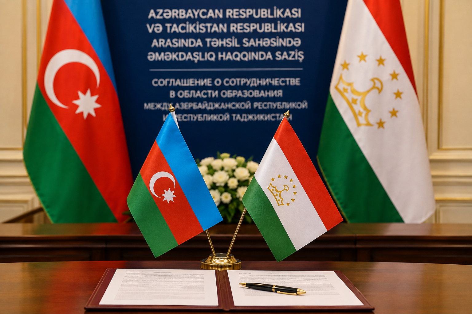 Azərbaycanla Tacikistan arasında təhsillə bağlı mühüm sənəd&nbsp;İMZALANDI
