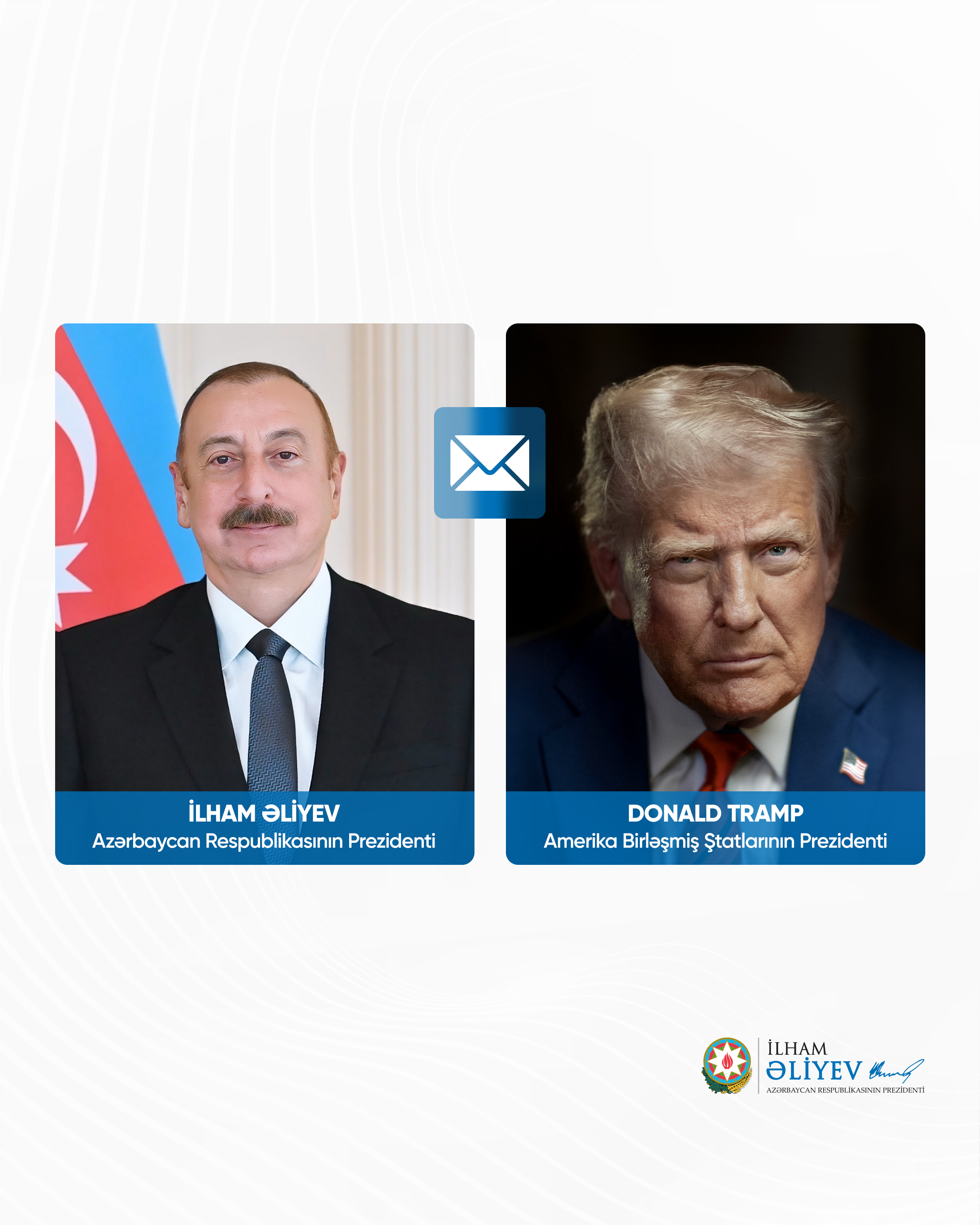 Ilham Aliyev sent a letter to Trump
