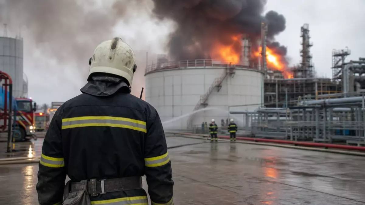 Украина нанесла удар по нефтеперерабатывающему заводу в России, есть пострадавшие