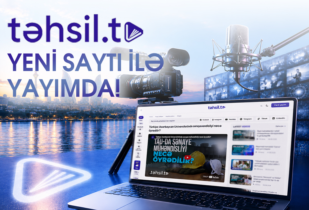 &ldquo;Təhsil TV&rdquo; yeni saytı ilə fəaliyyətini genişləndirir