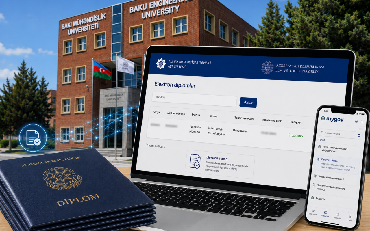 BMU-da elektron diplomların imzalanması başa çatdı