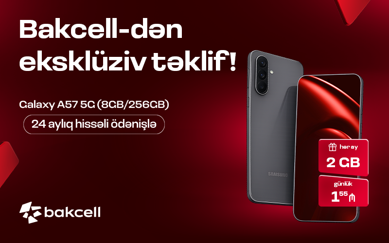 Bakcell Samsung Galaxy A57 5G üçün xüsusi kampaniyaya&nbsp;start verdi