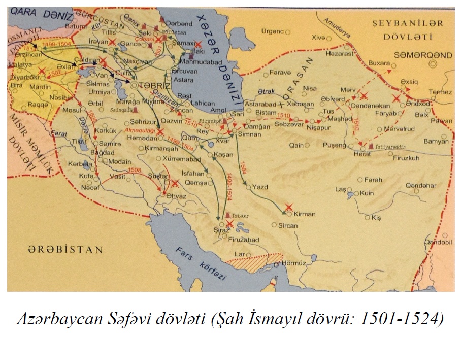 Tarixçilər Səfəvi İmperiyasının xəritəsini yaydılar