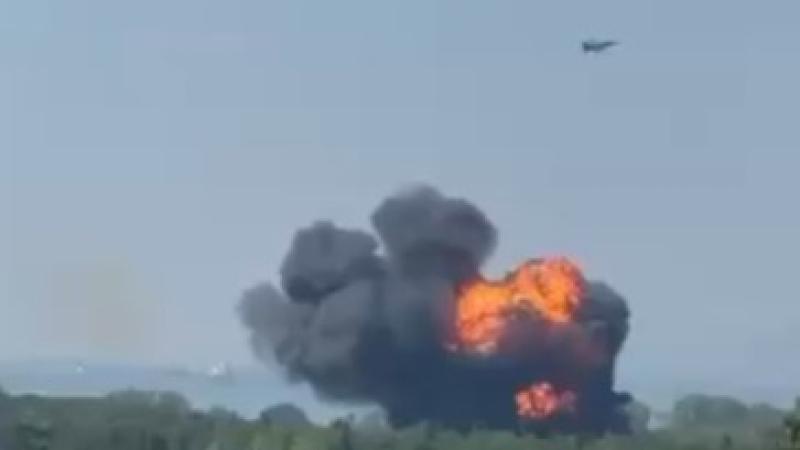Türkiyədə&nbsp;F-16&nbsp;qəzaya uğradı,&nbsp;pilot xilas oldu - VİDEO