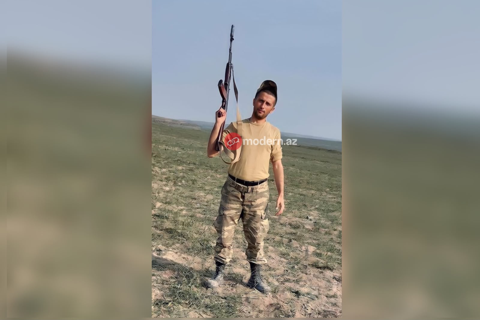 Şəhidin son fotosu: Toy xonçası yarımçıq qaldı, bayrağa bükülüb evə gəldi...